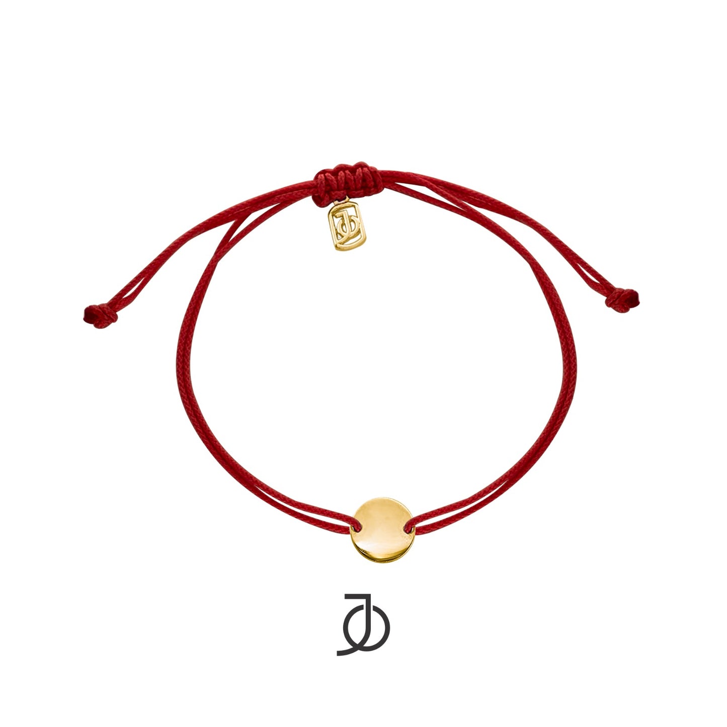 JO Disc On Cord Bracelet 17K