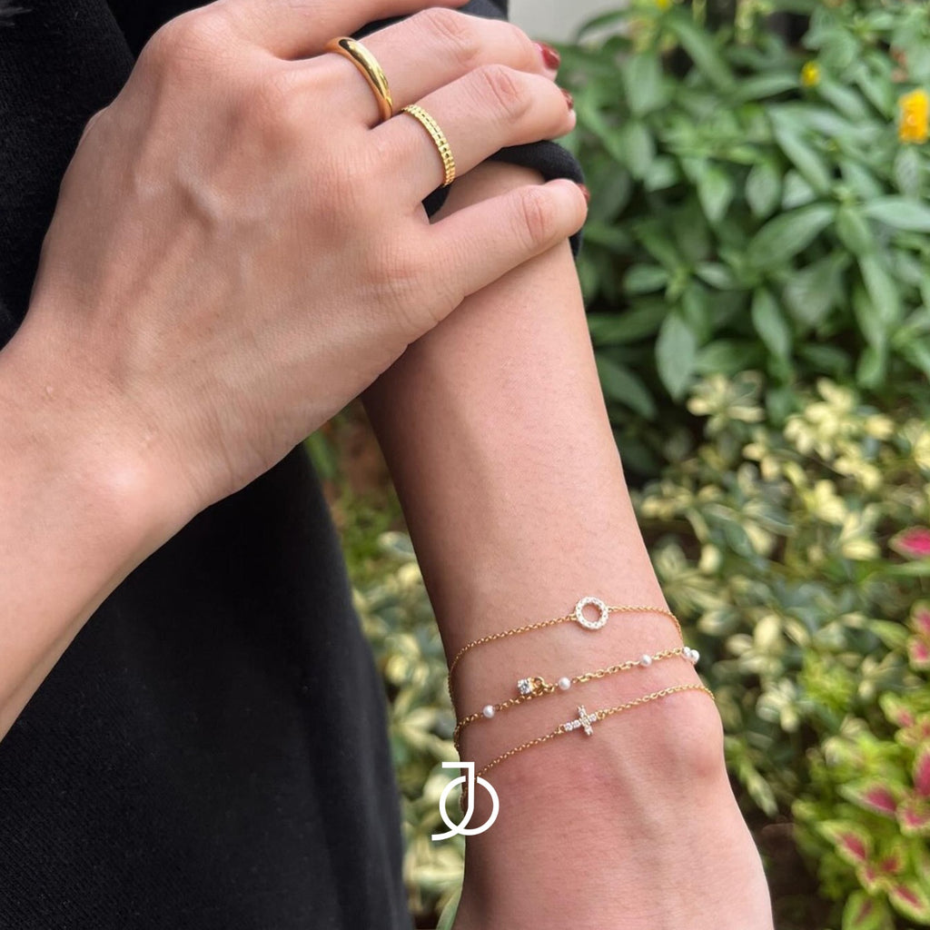 JO Diamond Circlet With Adjustable Bracelet