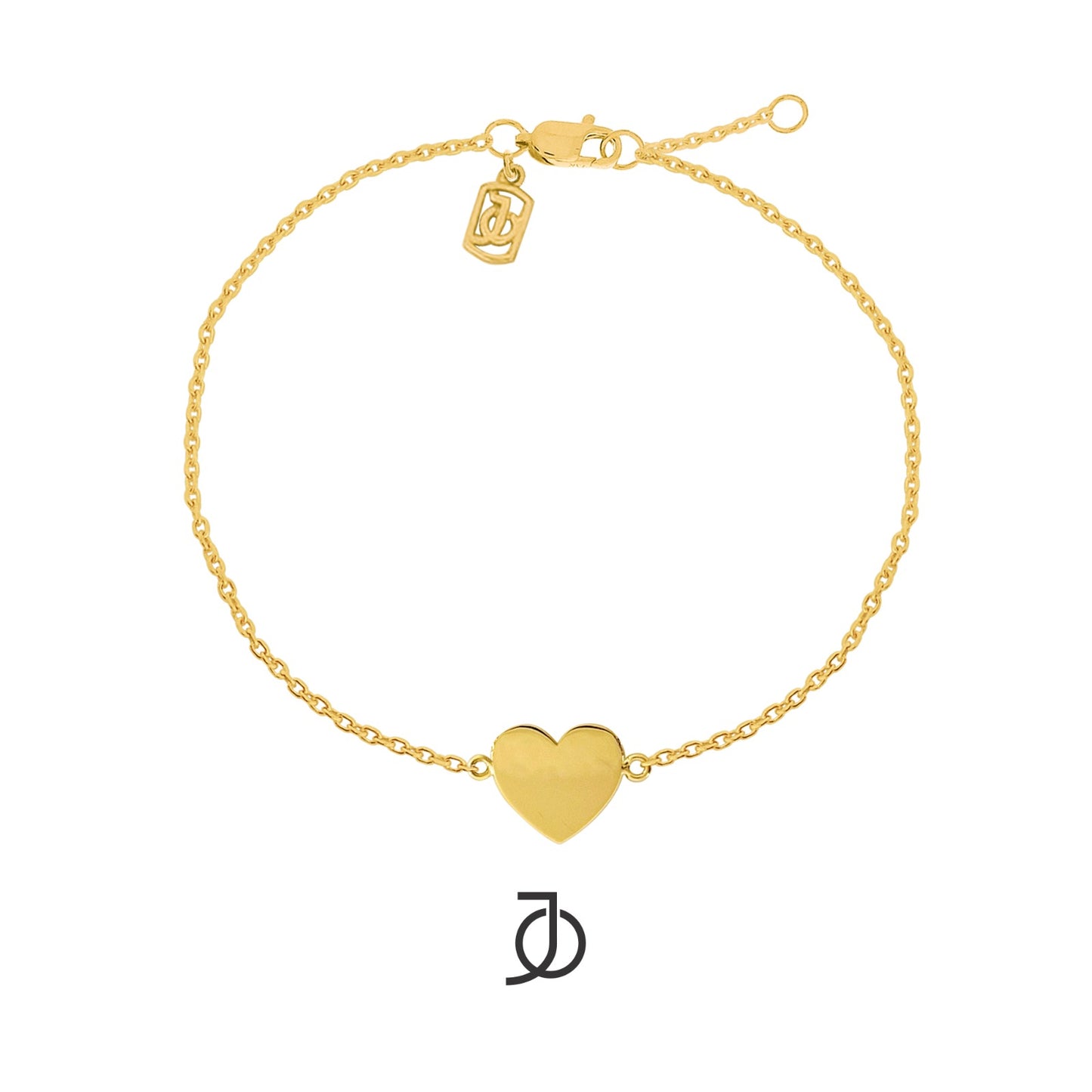 Jo Heart Chain Bracelet