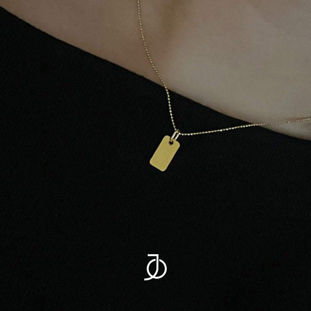 JO Rec Tag Pendant