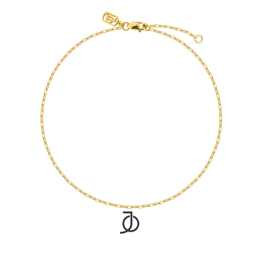 Jo Mini Paper Clip Anklet