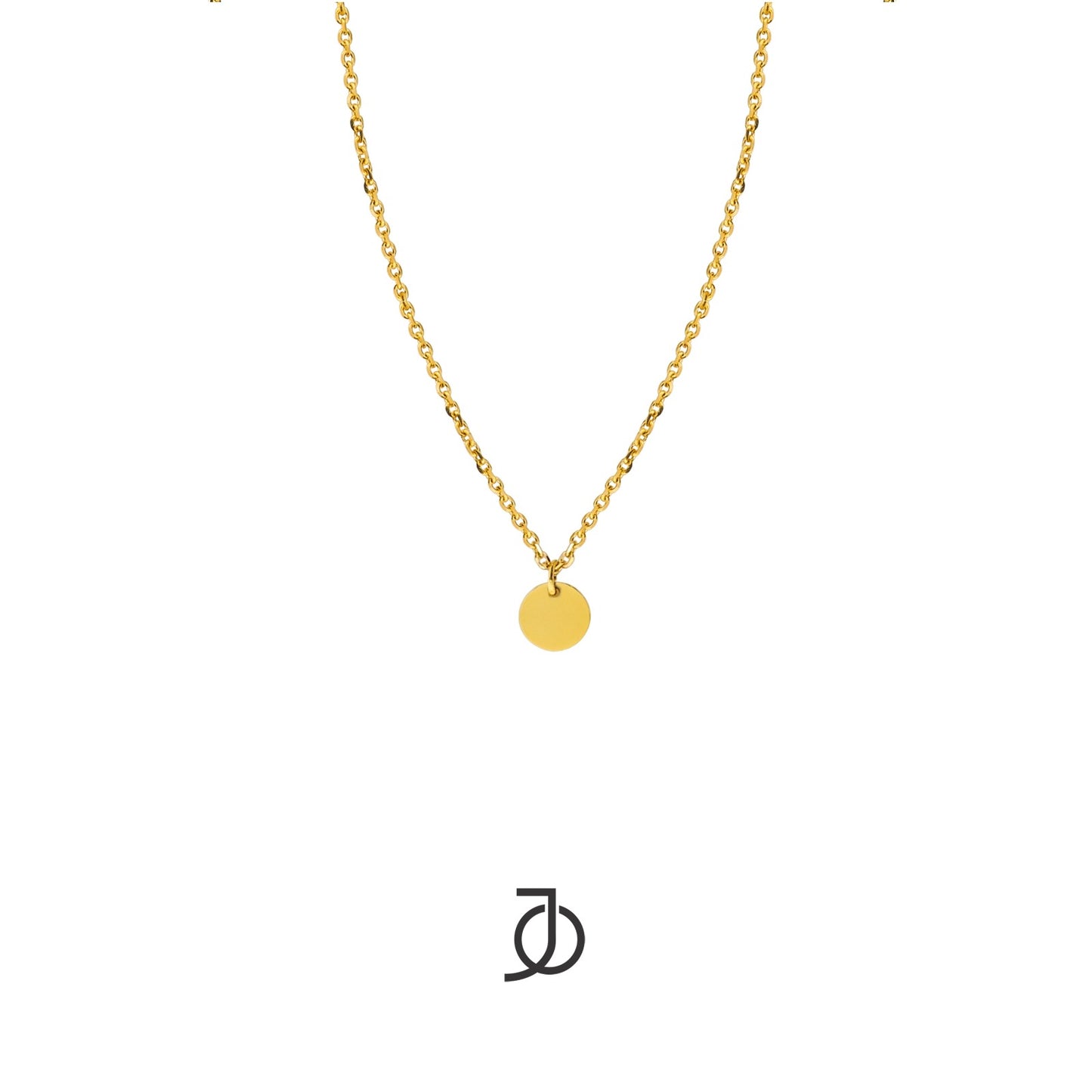 Jo Mini Disc With Thin Chain Dangle
