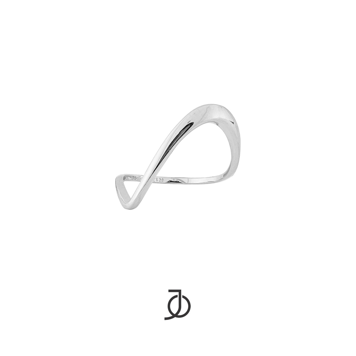 JO Cincin Emas - Wave Ring 17k