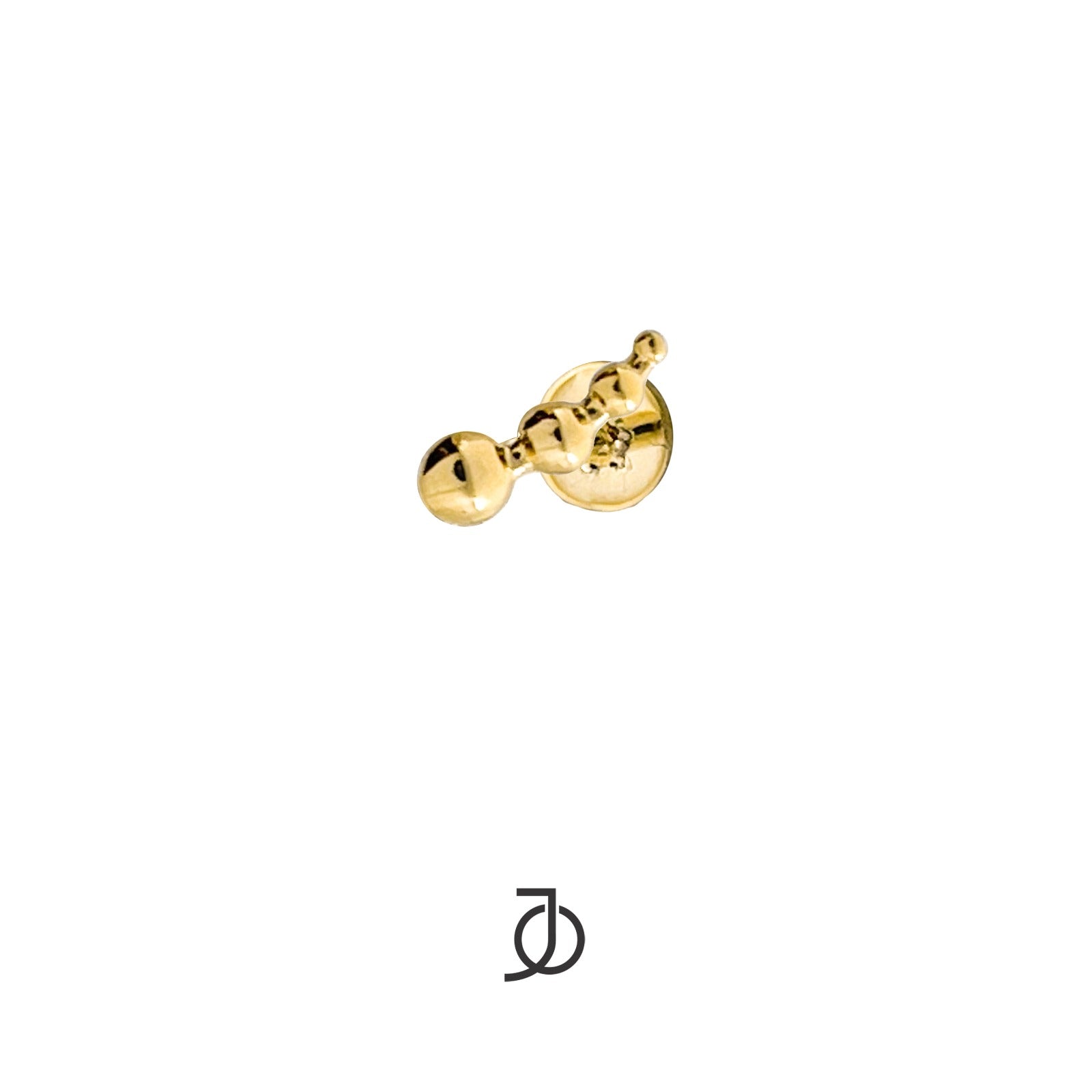 JO Curved Beads Flat Back