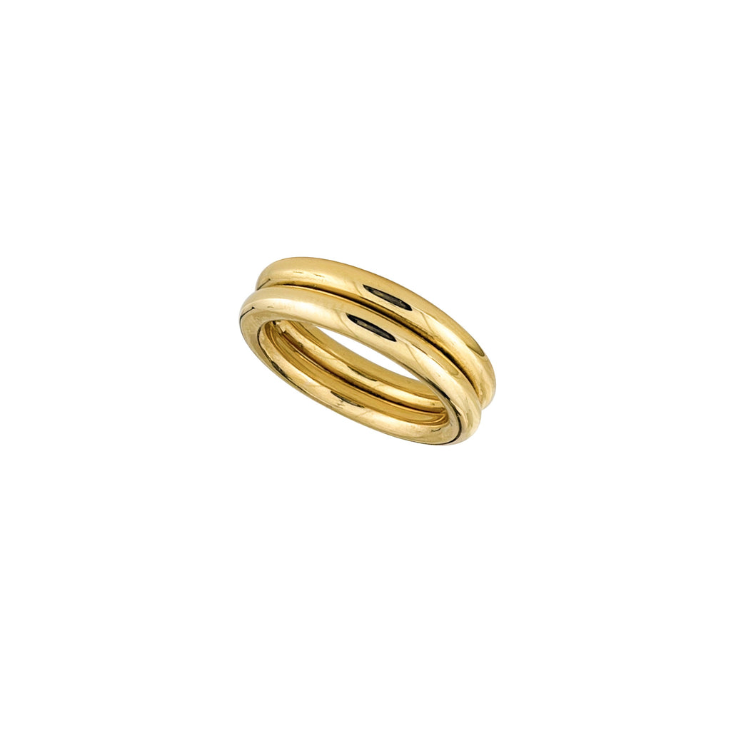 JO Double Gold Bold Stacker