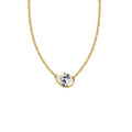 JO Light Diamond Necklace in Teardrop 17k Yellow Gold