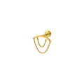 JO Anting Emas - Drop Chain Flat Back 17k