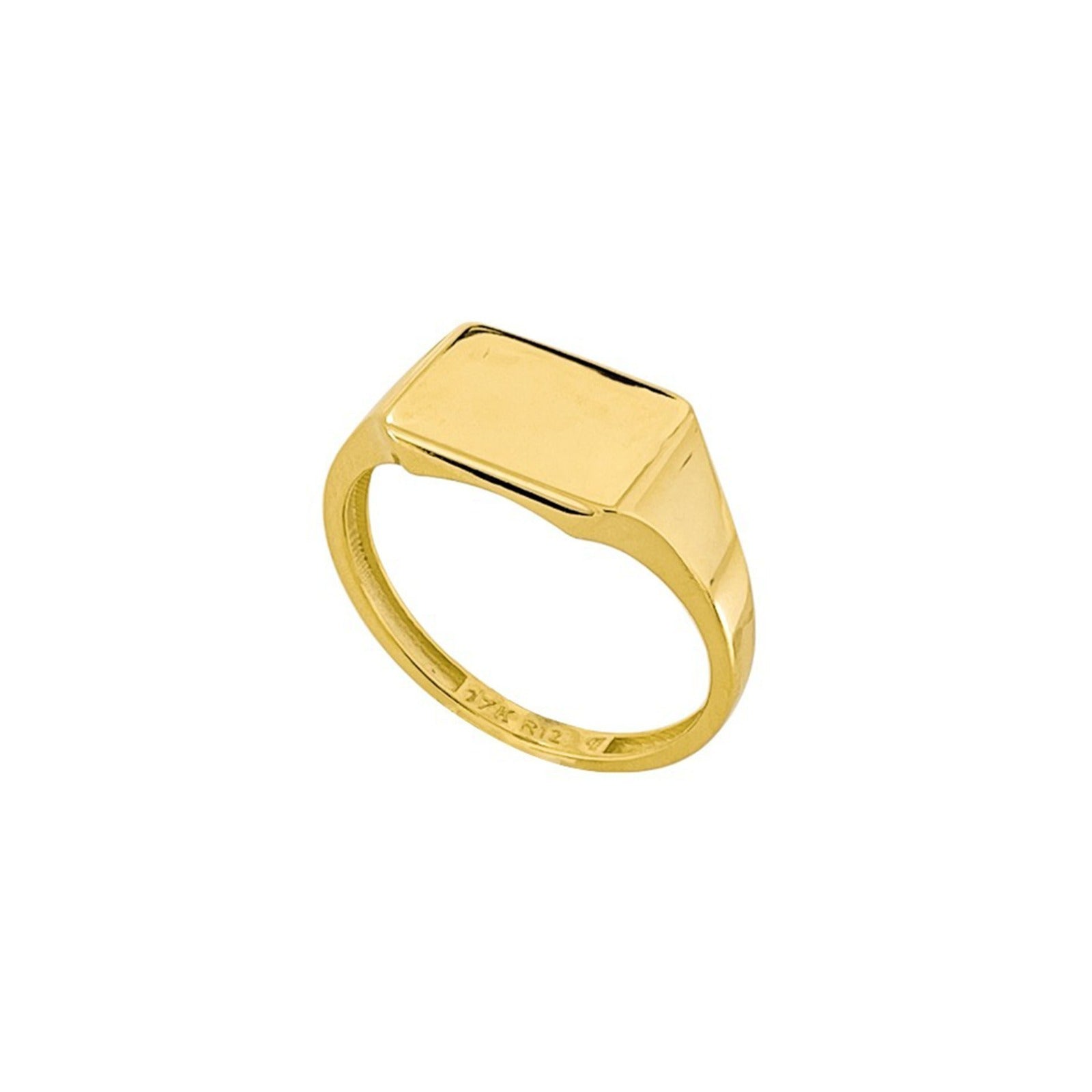 JO Mini Hex Signet Ring