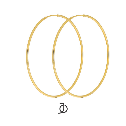 JO Anting Emas-Large Easy Hoops 17k