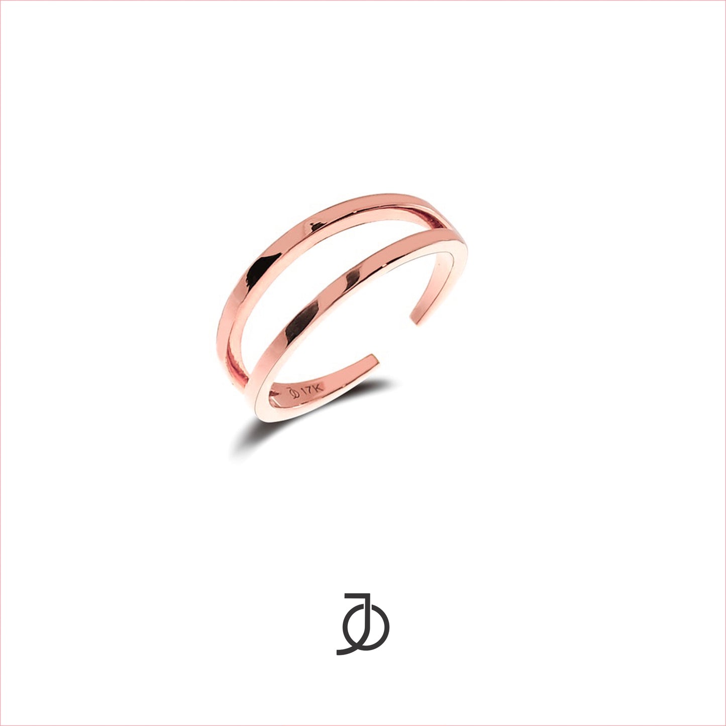 JO THIN DOUBLE RING