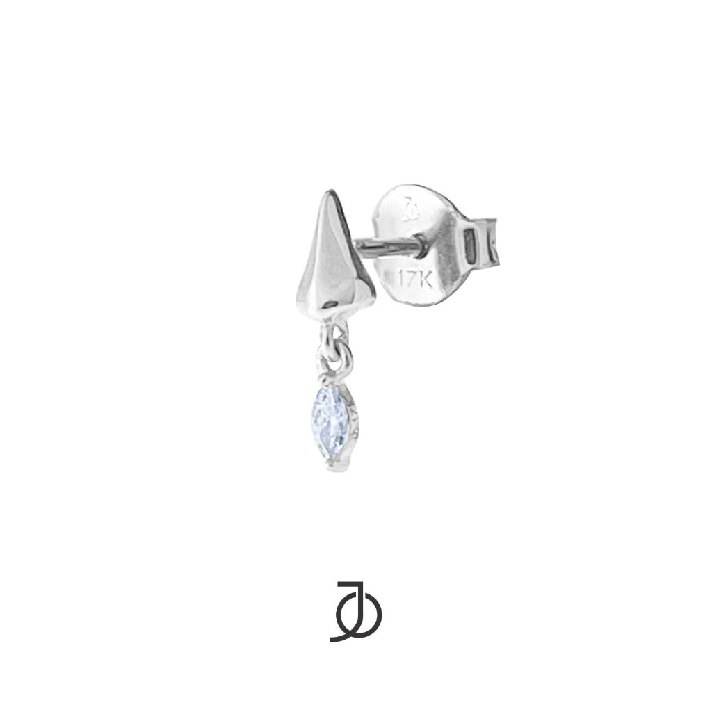 JO Traces Earrings With Marquise Diamond 17k