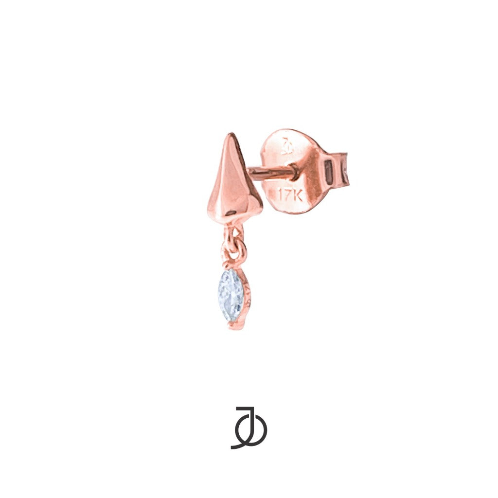 JO Traces Earrings With Marquise Diamond 17k