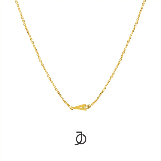 JO Horizontal Alphabet Thin Chain 17k
