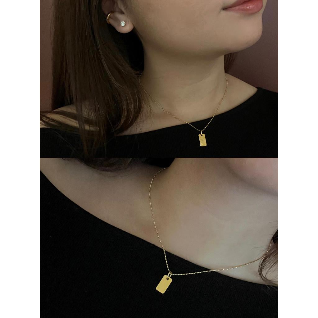 JO Rec Tag Pendant