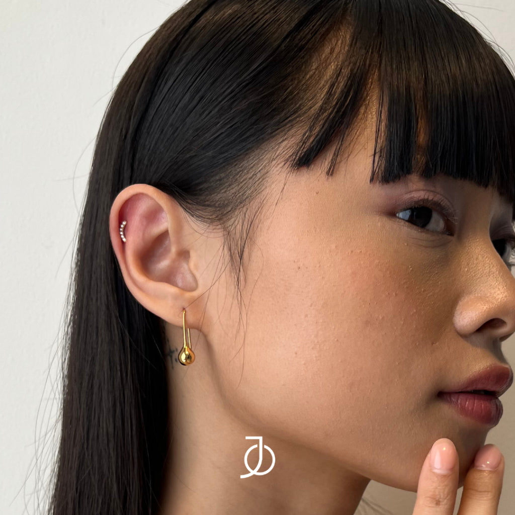 JO Pave Curve Bar Flat Back