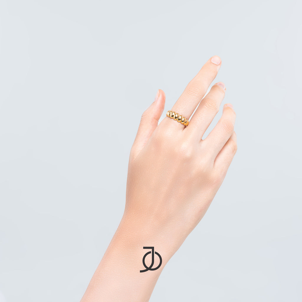 JO Fluted Bold Ring