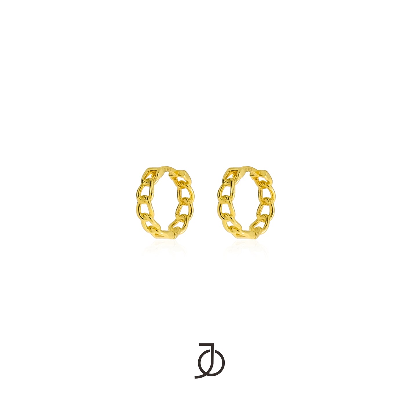 JO Chain Huggies Studs