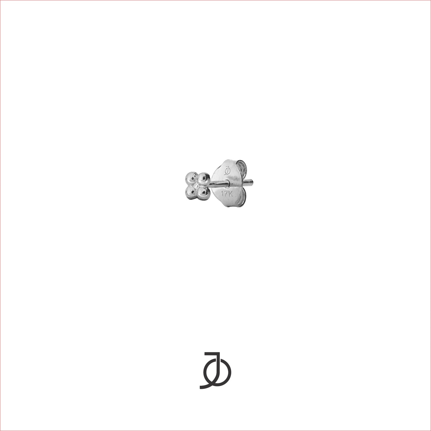 JO Square Mini Beads Stud