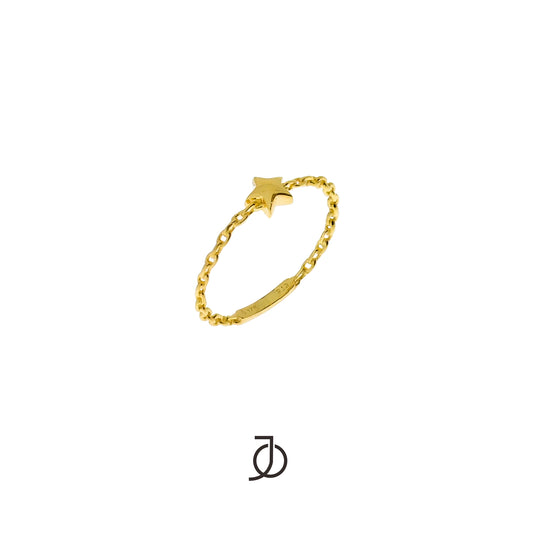 JO Star Link Ring 17k