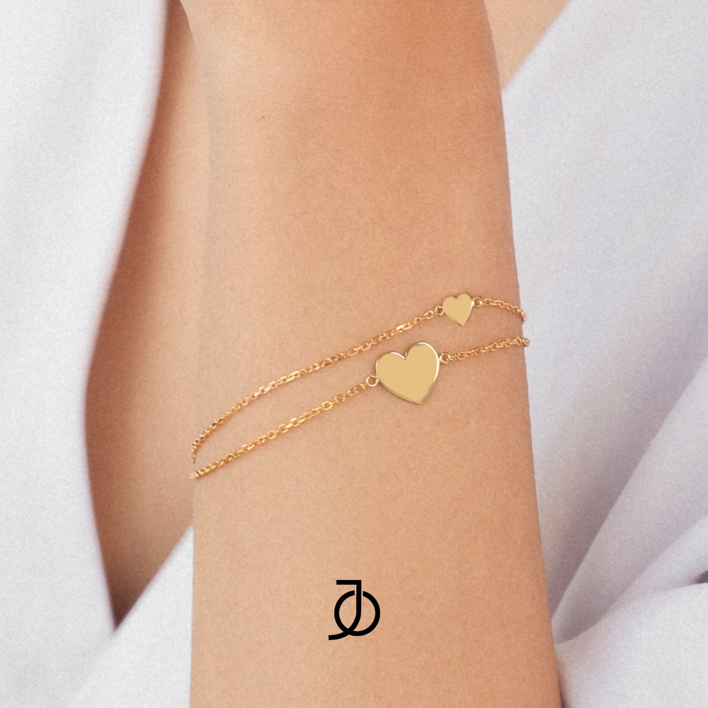 Jo Heart Chain Bracelet