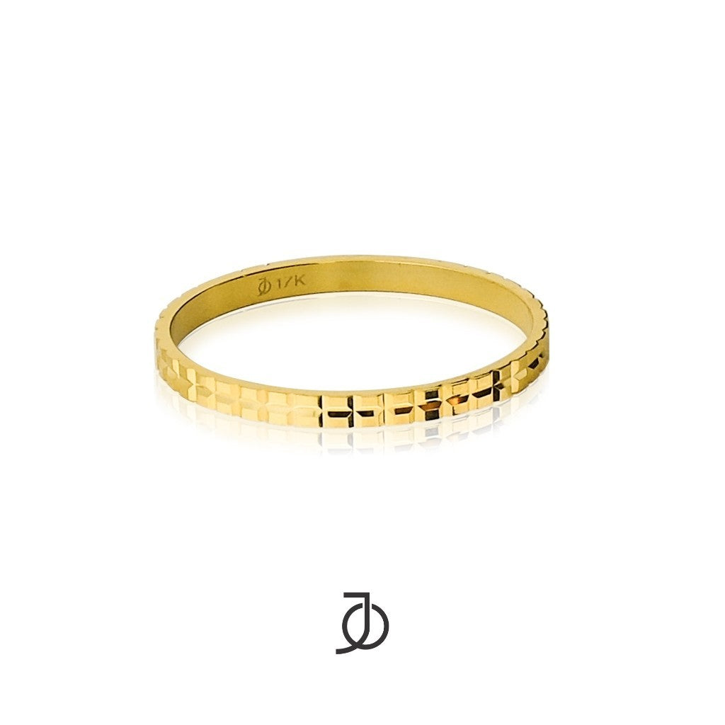 JO 2mm Gold Chocolate Band 17k