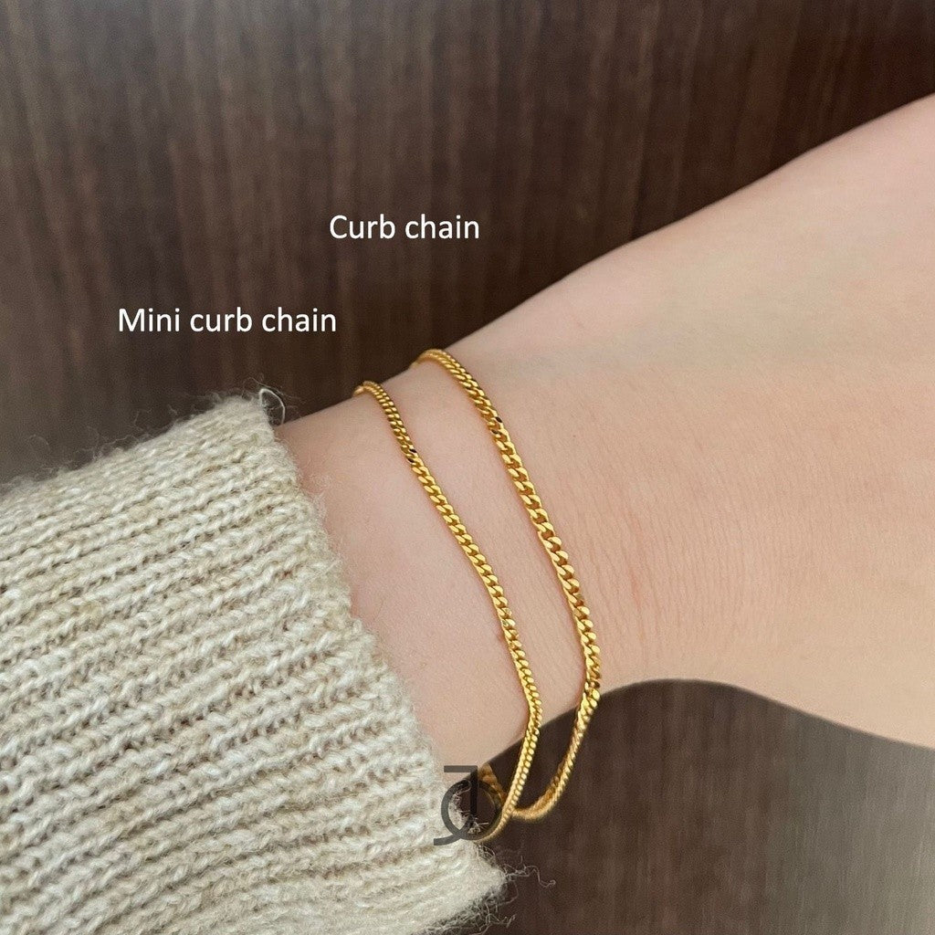 JO Curb Chain Bracelet