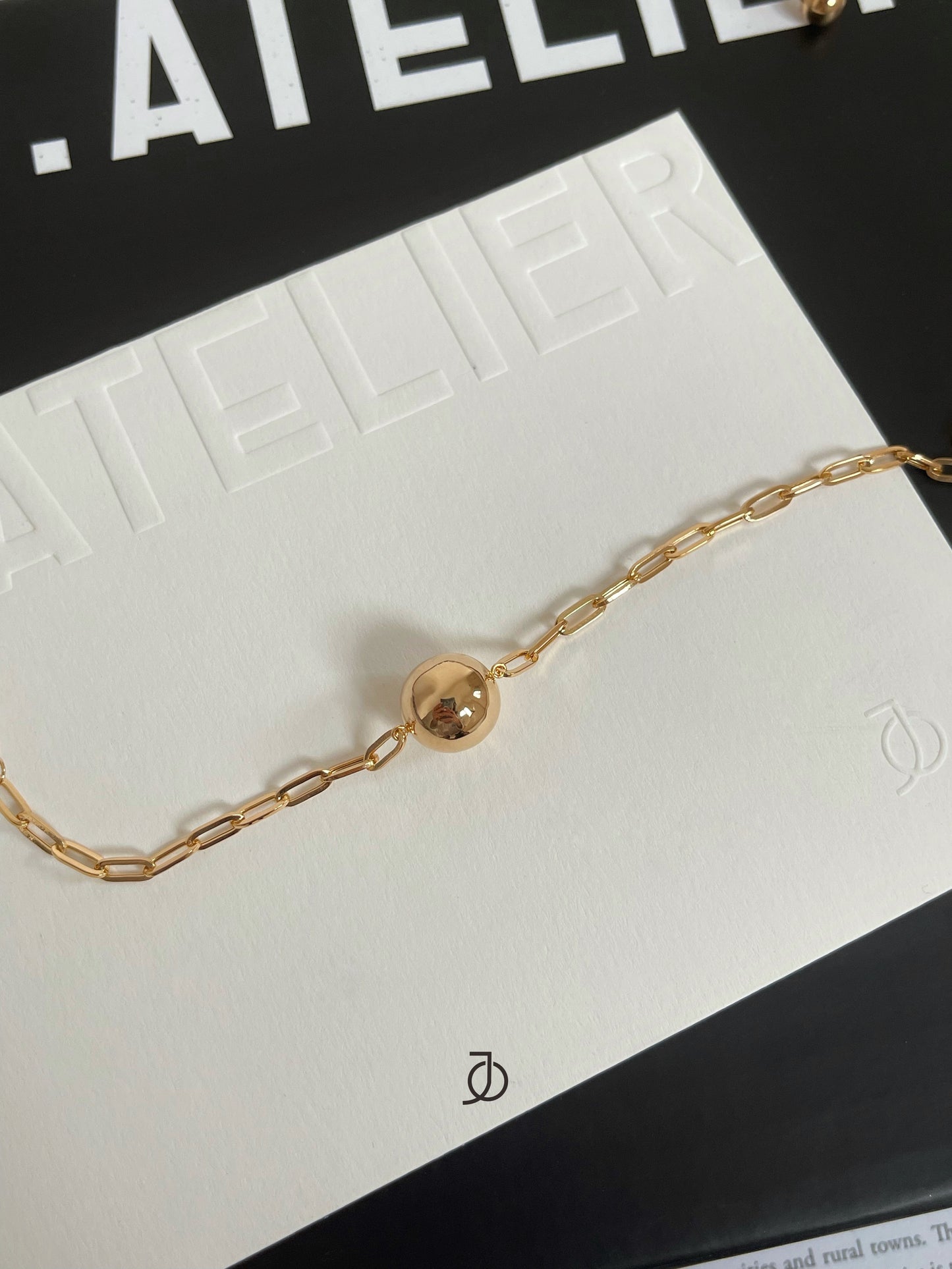 JO Ball Bracelet With Paper Clip 17k