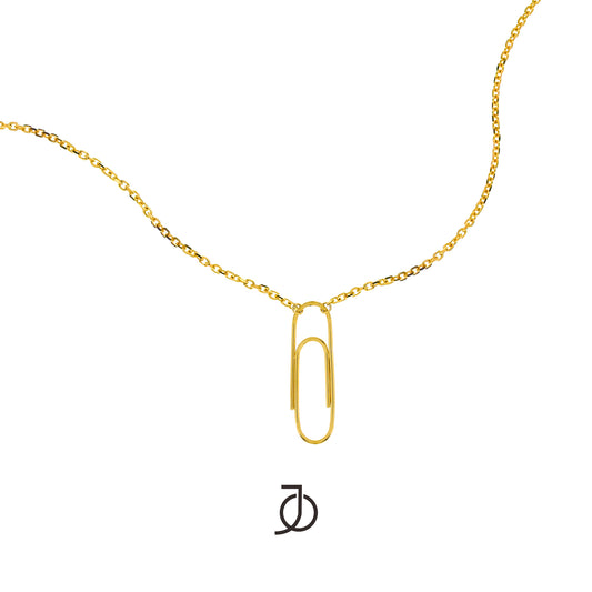 JO Large Clip Art Necklace 17k