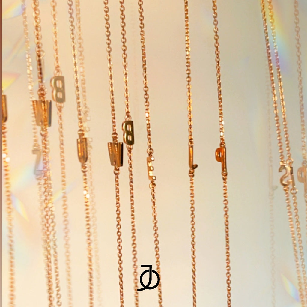 JO Horizontal Alphabet Bracelet