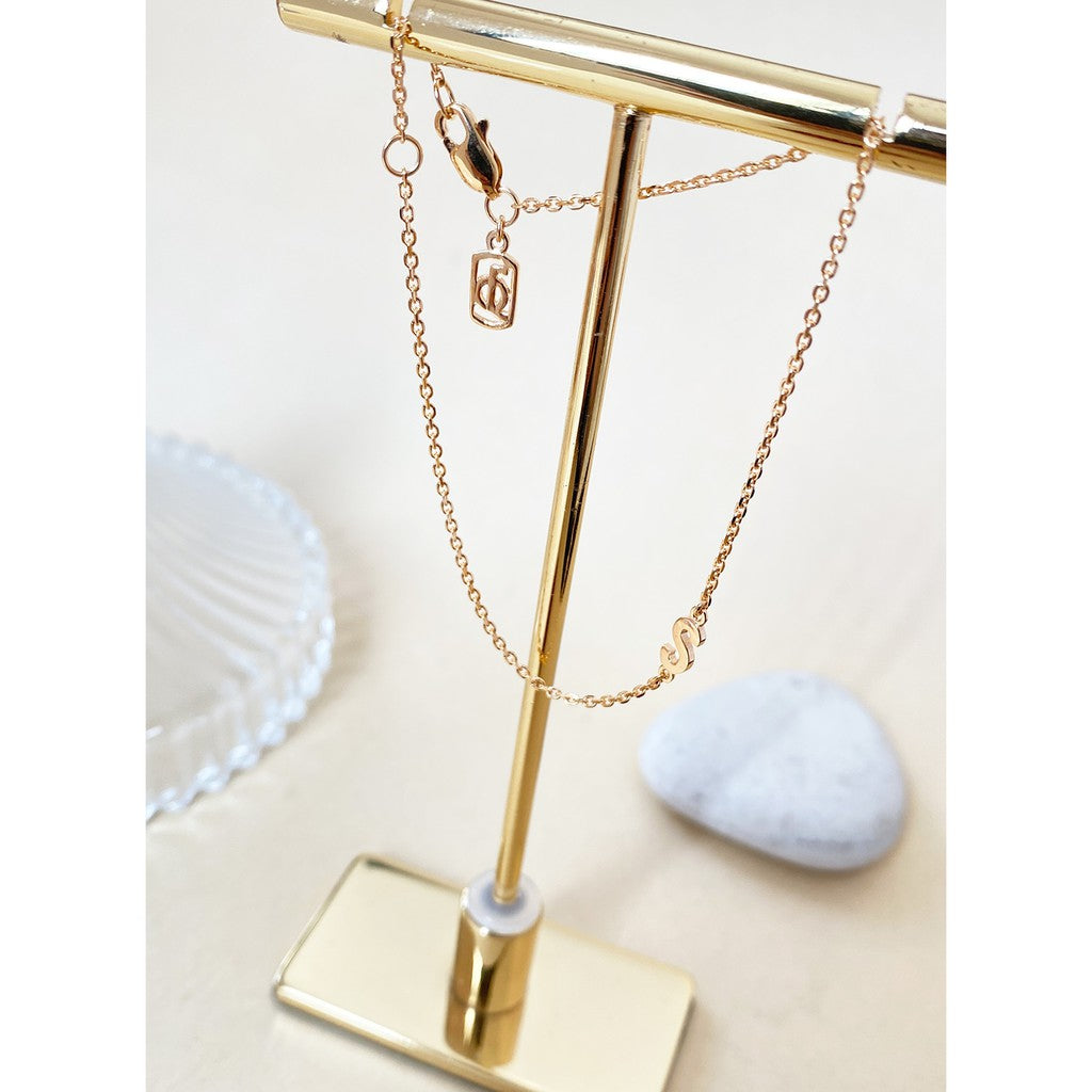 JO Horizontal Alphabet Bracelet