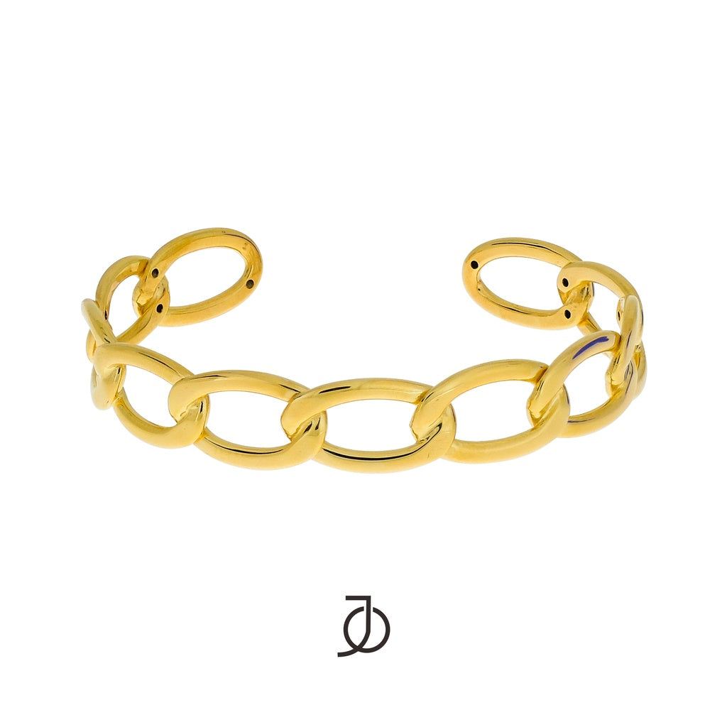 JO Oval Link Cuff Bangle