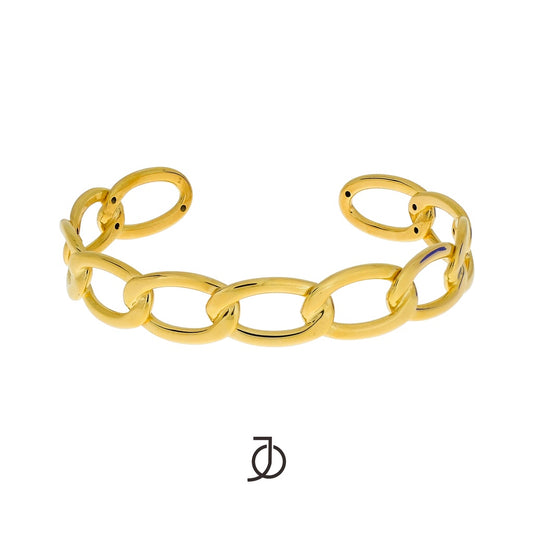 JO Oval Link Cuff Bangle