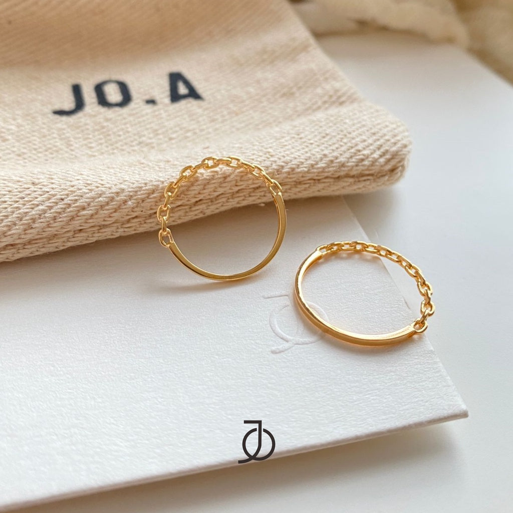 JO Pinky Mini Link Rings