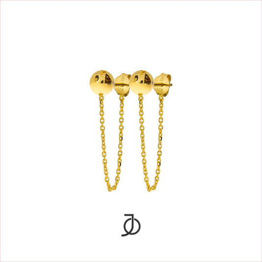 JO Medium Ball Chain Studs