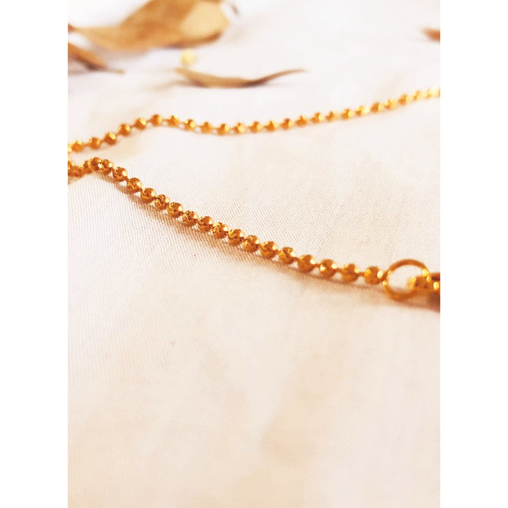 JO Diamond Cut Beaded Chain