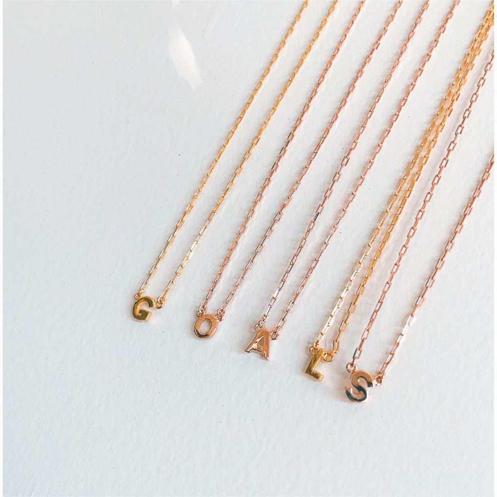 JO Alphabet Mini Paper Clip Chain A-Z