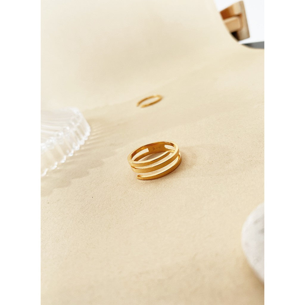 JO Coil Gold Pinky Ring 17k