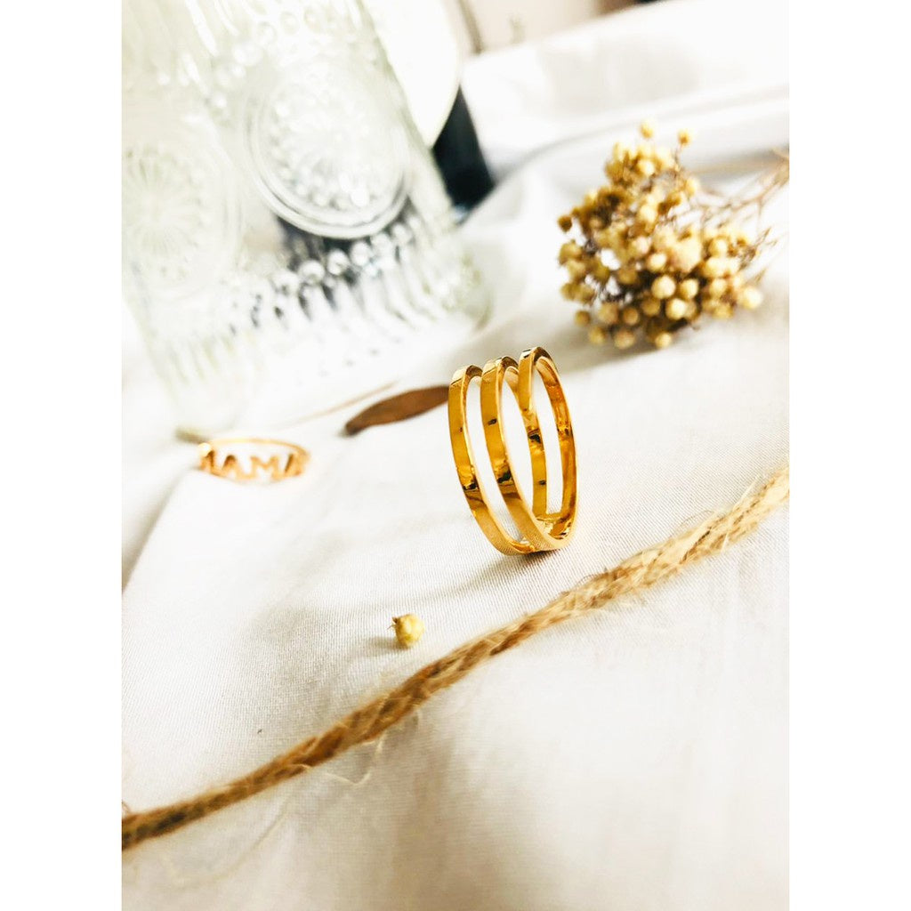 JO Coil Gold Pinky Ring 17k