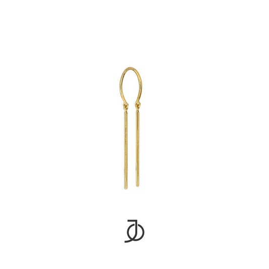 JO Double Thin Bar Earrings