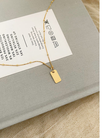JO Rec Tag Pendant
