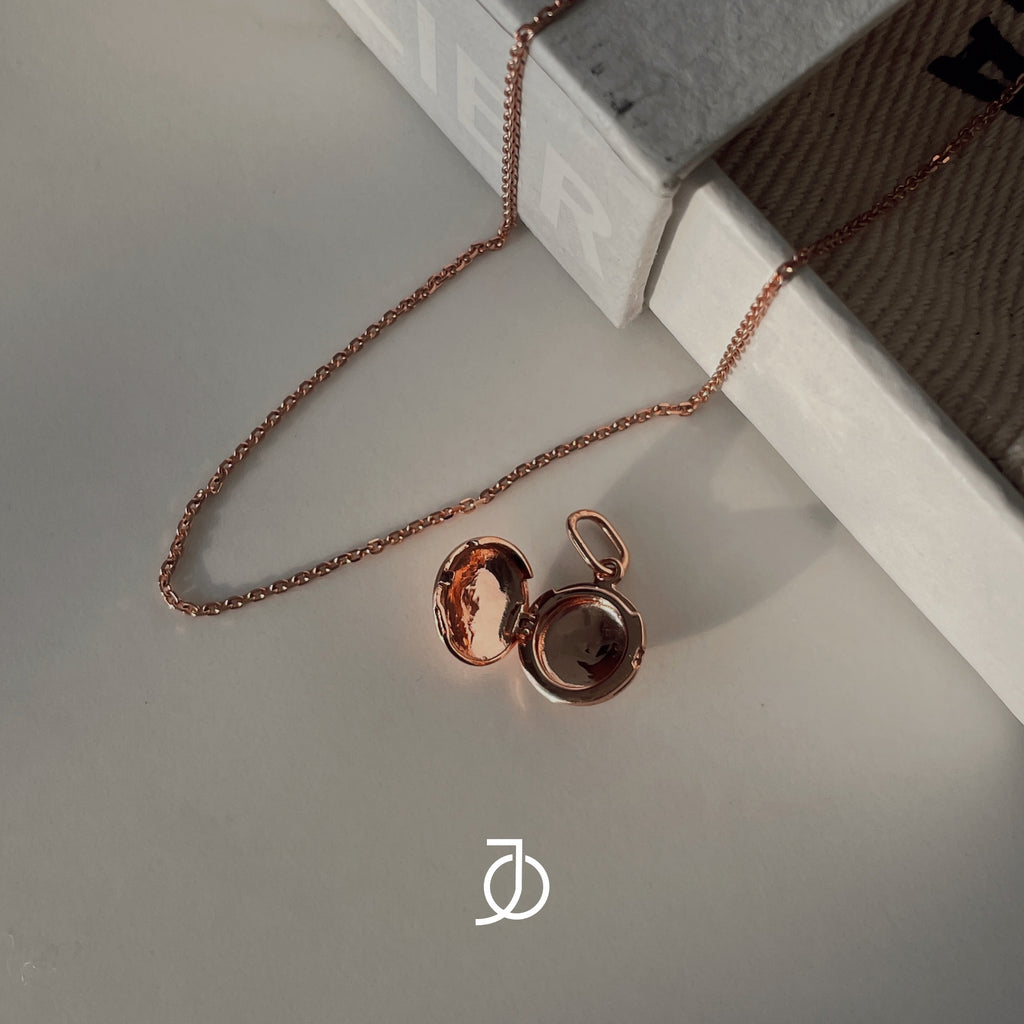 JO Round Locket Pendant