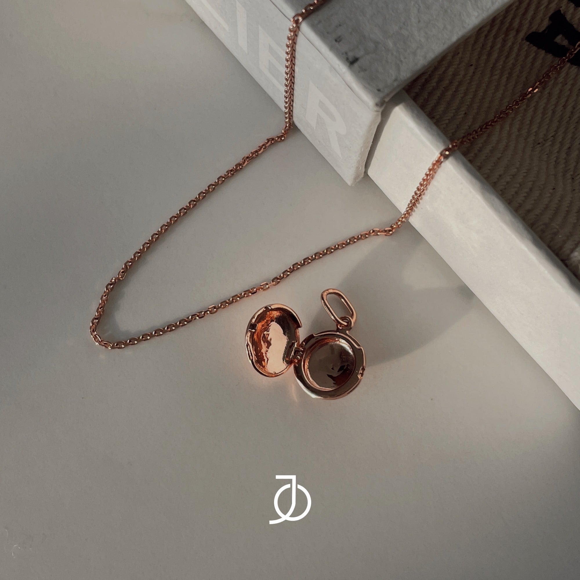 JO Round Locket Pendant