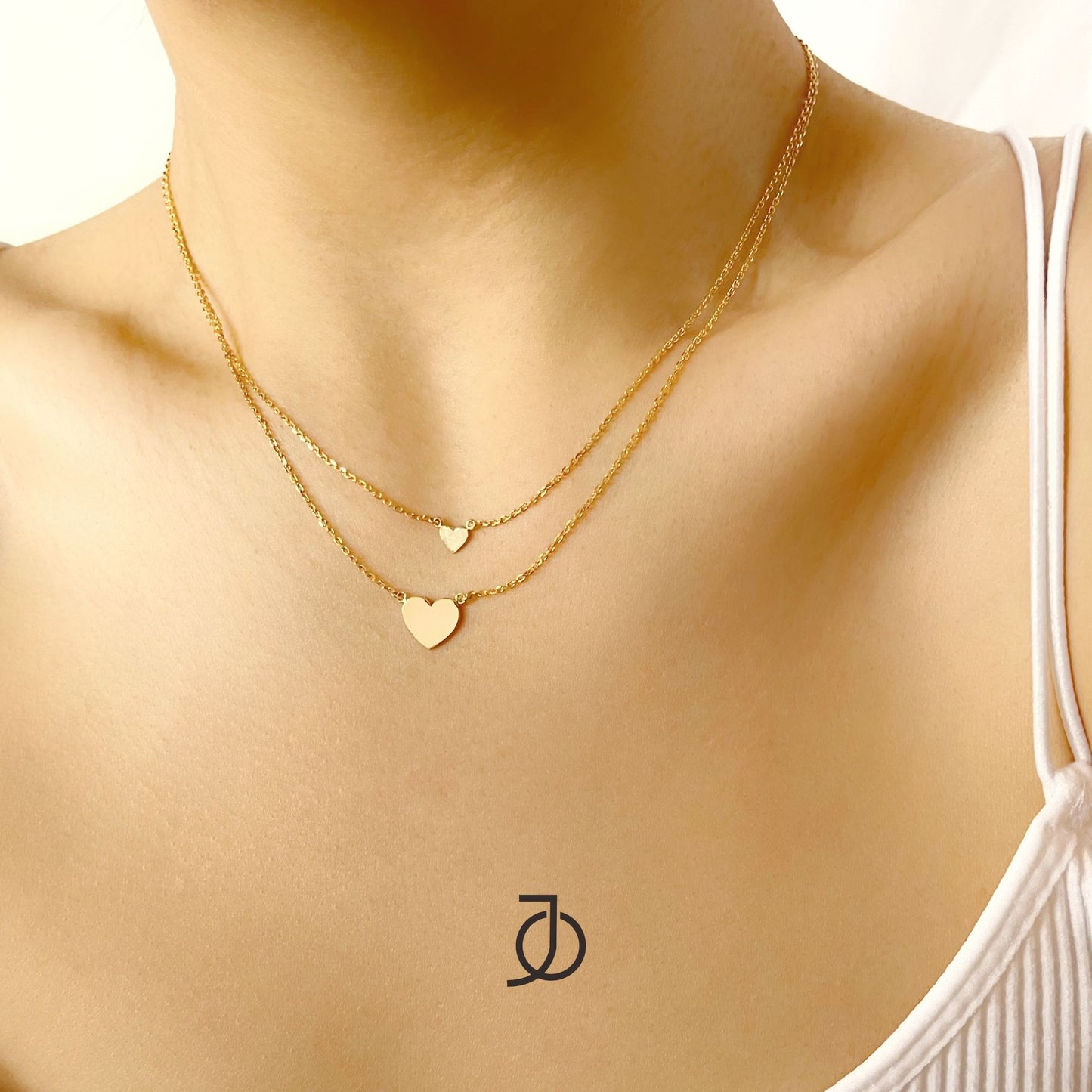 Jo Mini Heart Chain Necklace