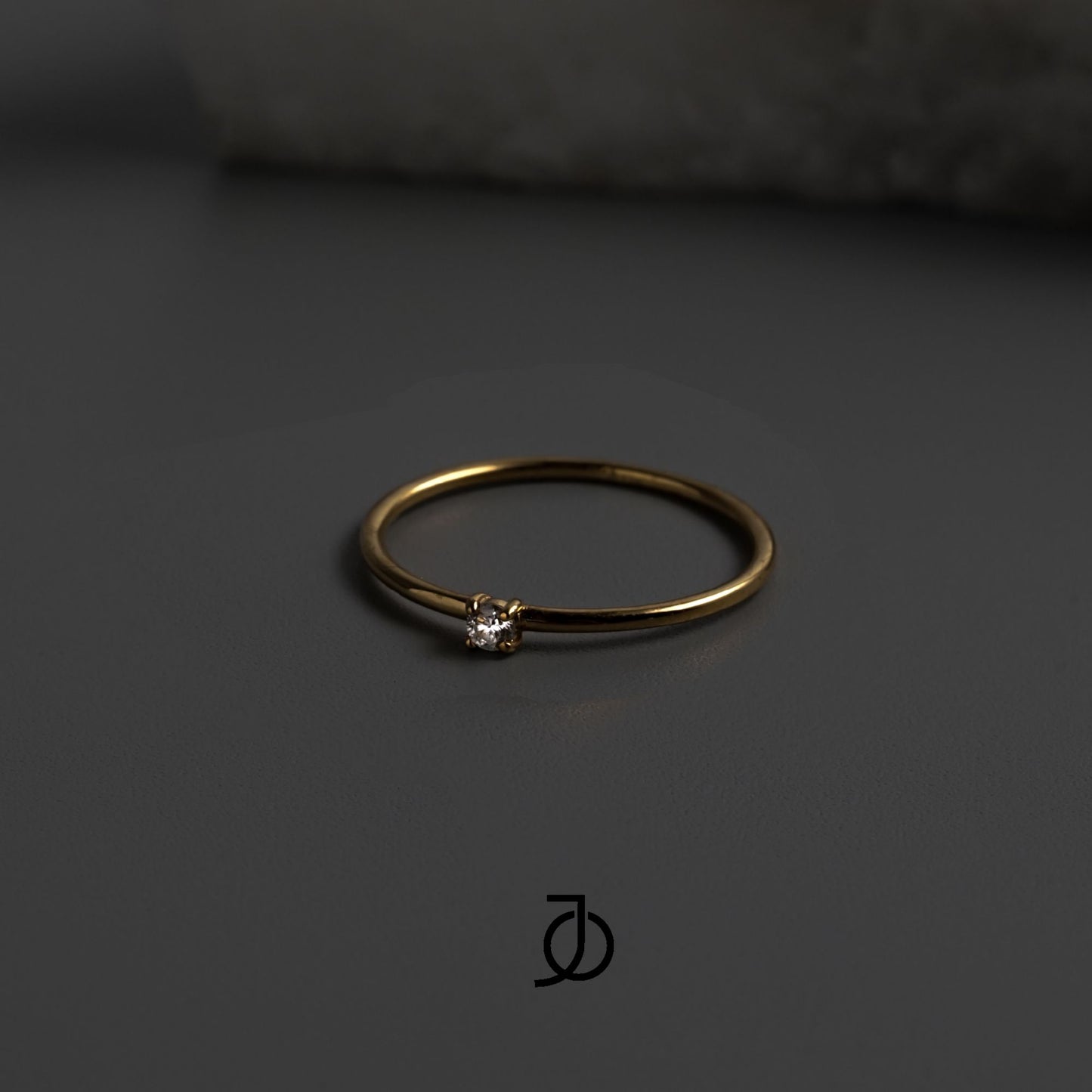 JO Diamond Thin Ring (15-18)