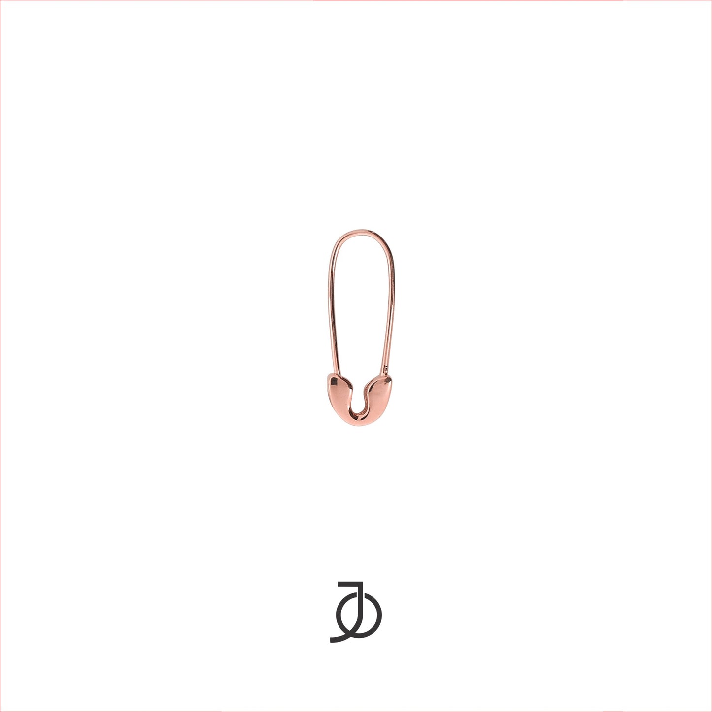 JO Safety Pin Earrings