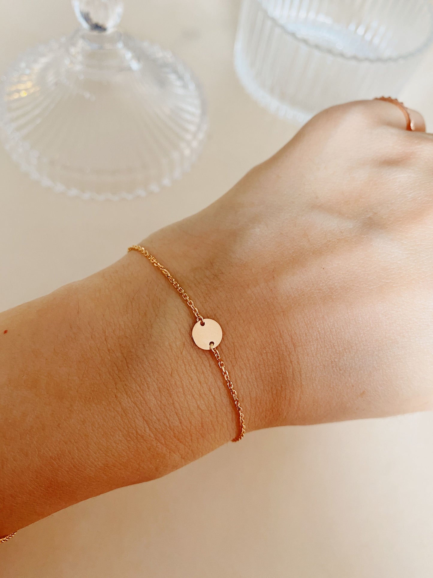 Jo Mini Disc With Thin Bracelet